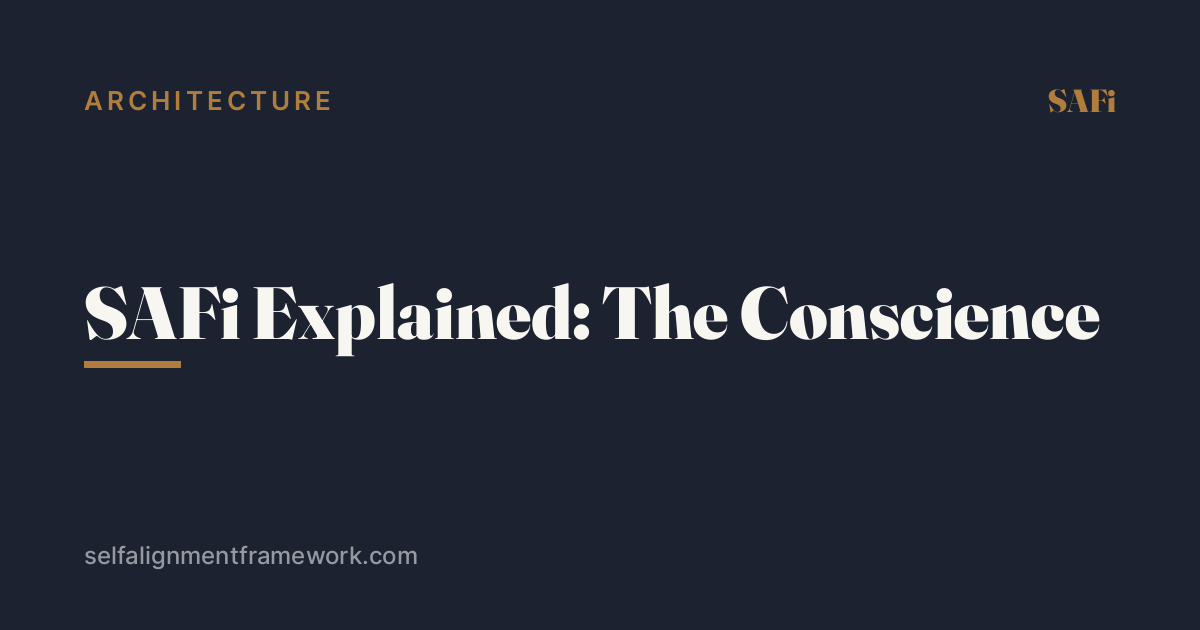 SAFi Explained: The Conscience